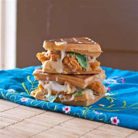 Delicious Chicken Waffle Sandwich Recipe