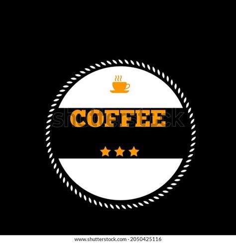 Beautiful Black Coffee Logo Stock Illustration 2050425116 | Shutterstock