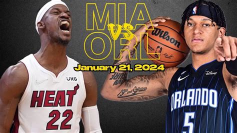 Miami Heat Vs Orlando Magic Best Game Highlights January