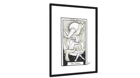 Quadro Cartas De Tarot The Lovers Galeria Por Tha S Melo D