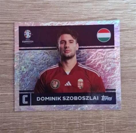 UEFA EURO 2024 Germany Sticker Dominik Szoboszlai HUN 2 Topps