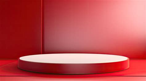 Premium AI Image | a red toilet with a white seat and a red lid.