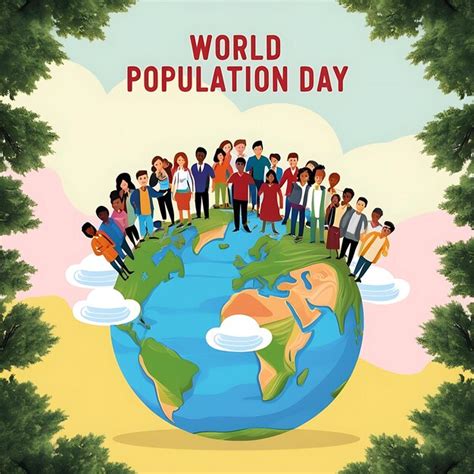 Premium Photo World Population Day