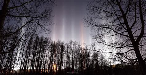 A Stunning Natural Light Phenomenon Was Seen Over Alberta This Weekend