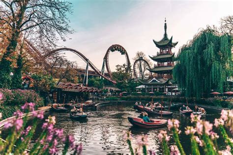 Tivoli Gardens and Amusement Park in Copenhagen