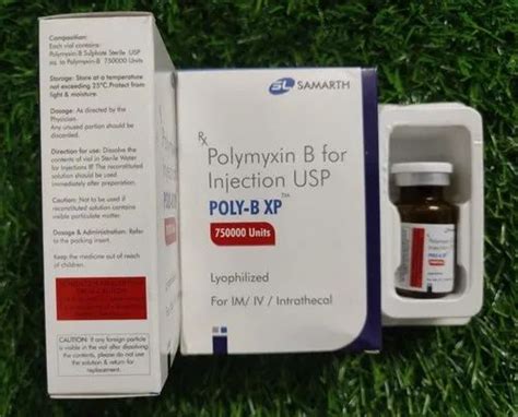 Polymyxin B For Injection Usp Grade Medicine Grade At Rs Box In