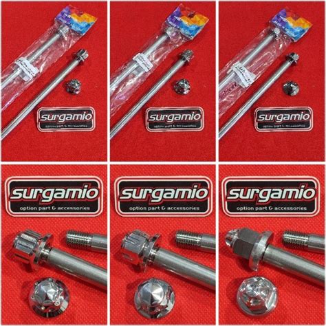 Jual As Roda Depan Mio Soul Fino Nouvo Jupiter Vega Stainless Heng