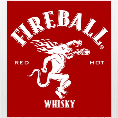 Fireball Whisky Red Svg Fireball Whisky Png Fireball Logo Vector File