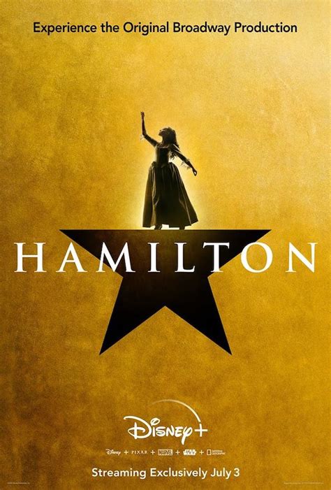 Hamilton Now Streaming On Disney Plus From 3 Jul 2020 Play And Go