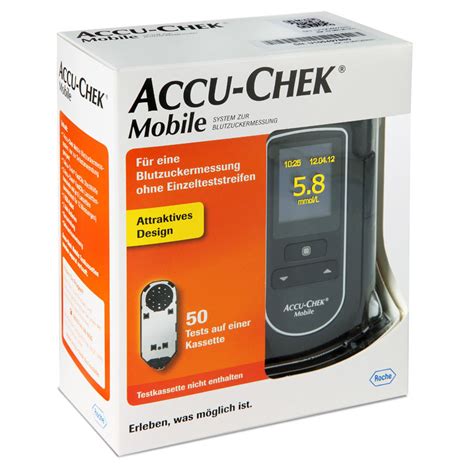 Accu Chek Mobile Mmol L Blutzuckermessger T Set Diashop