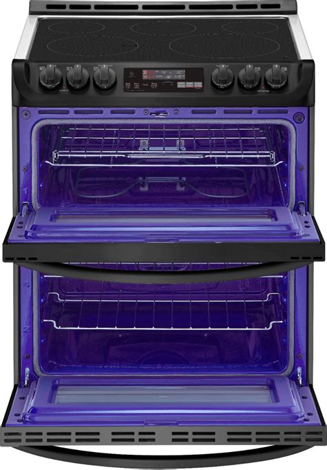 LG 7 3 Cu Ft Self Clean Slide In Double Oven Electric Smart Wi Fi