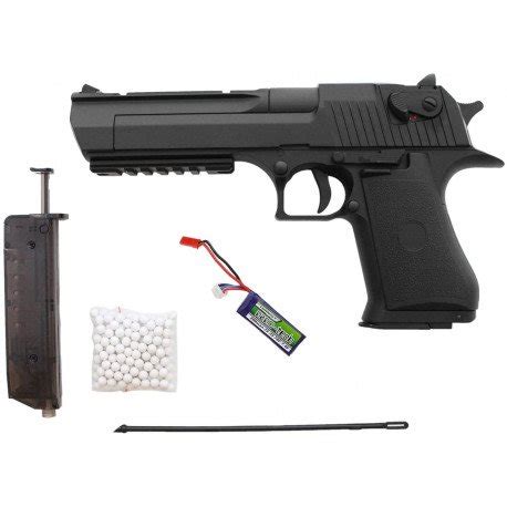 Desert Eagle Aep Lipo Noir Airsoft Gun By Cyma High Power Precision