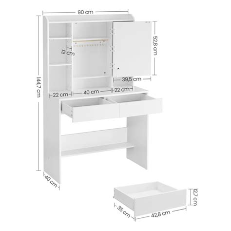 Ripley TOCADOR MODERNO KANTA BLANCO RYR MUEBLES