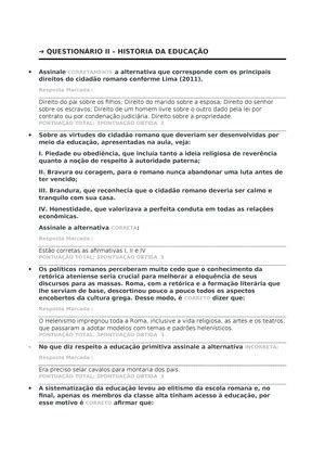 Question Rio Ii Sociologia Da Educa O Question Rio Ii Sociologia