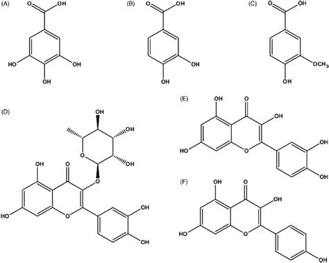 Chemical Structures Of A Gallic Acid B Protocatechuic Acid C Download Scientific