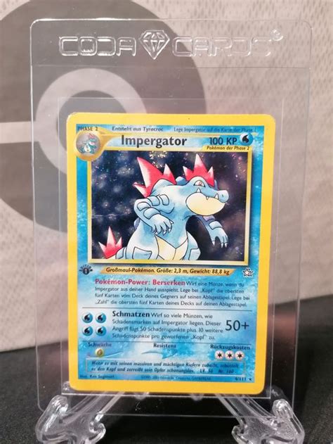 1 EDITION IMPERGATOR HOLO NEO GENESIS 2001 POKEMON KARTE Kaufen Auf