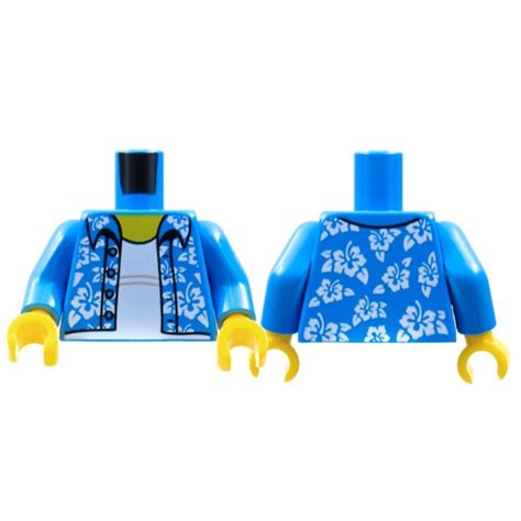 Torses Lego® Lego® Mini Figurine Torse Chemise Ouverte 4j La Boutique Briques Passion