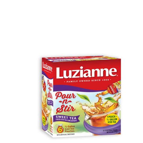 Luzianne Gallon Size Decaf Tea Bags 18 Count Reily Products