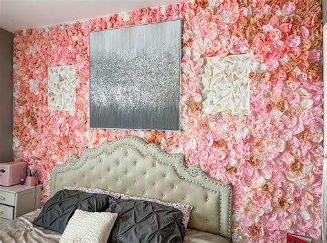 DIY flower wall