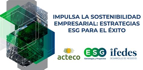 Impulsa la Sostenibilidad Empresarial Estrategias ESG para el Éxito