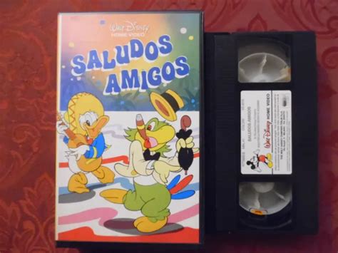 Saludos Amigos Vhs Ed Walt Disney Rara Eur Picclick It