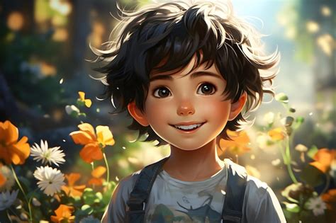 Une Jolie Illustration De Dessin Animé Photo Gratuite