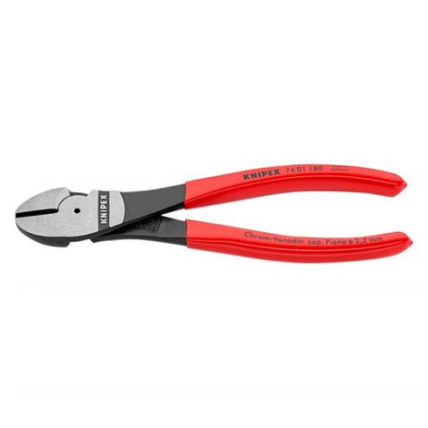 Knipex 74 01 180 7 1 4 Lap Joint Dipped Diagonal Cutters TOOLSiD