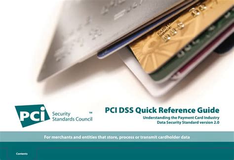 quick reference guide   pci data security standard