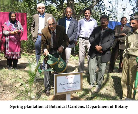 Spring Plantation At Botanical Gardens Department Of Botany