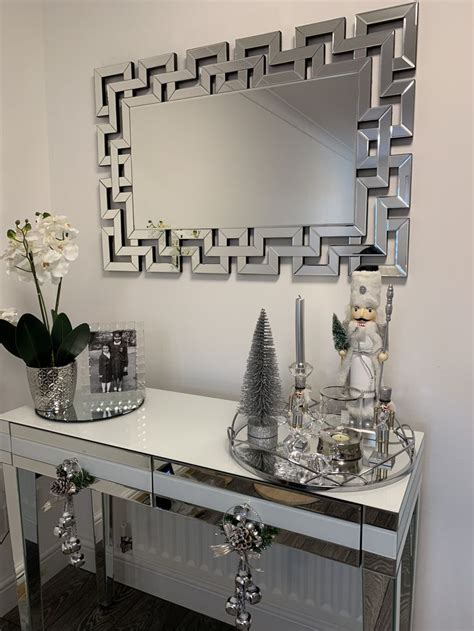 How To Decorate Console Table With Mirror Leadersrooms