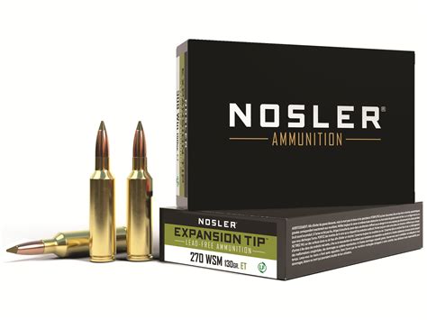 Nosler E Tip Winchester Short Mag Wsm Ammo Grain Nosler