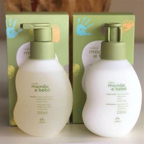 Shampoo e Condicionador 200ml mamãe e bebê Natura Shopee Brasil