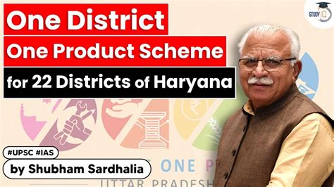 One District One Product Scheme For Districts Of Haryana Haryana