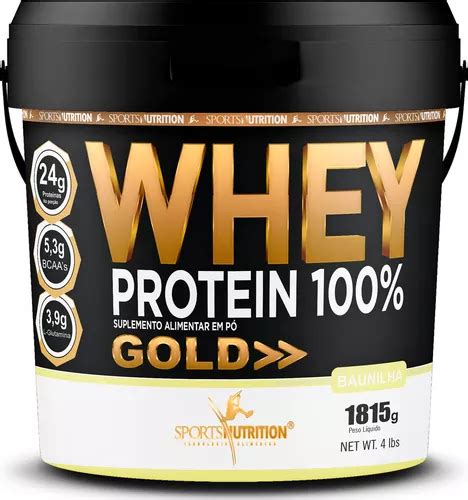 Whey Protein Gold G De Prote Na Por Porci N Cubo De G