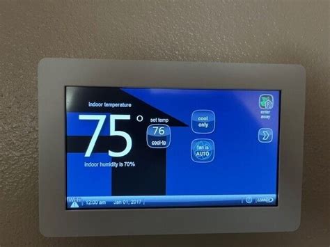 Lennox Icomfort Wi Fi 10f81 7 Touchscreen Automatic Programmable Thermostat Ebay