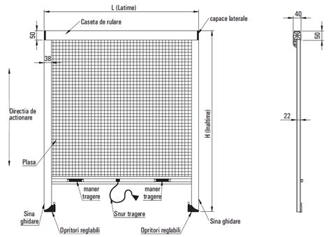 Plase Anti Tantari Tip Rulou Vertical