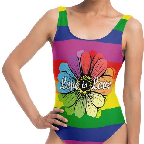 Gay Lesbian Swimsuit Etsy