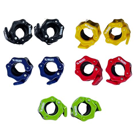 Dualbell Weight Collars for Barbells | Secure Barbell Clamps