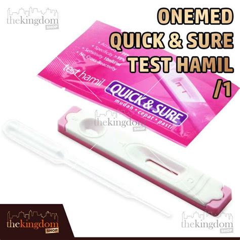 Jual Onemed Quick Sure Test Pack Hamil Di Seller The Kingdom Shop