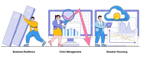 Premium Vector Business Resilience Crisis Management Disaster