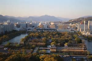 Hiroshima sunset | Oblique Exposure