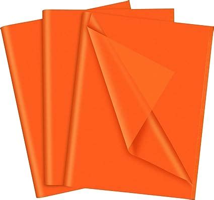 Amazon Neburora Orange Tissue Paper For Gift Bags Sheets Orange