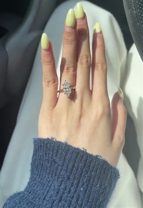 Bride To Be Excitedly Shows Off Her New Engagement Ring But Everyones