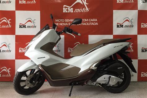 Honda PCX 150 DLX Branca ABS 2020 KM Motos Sua Loja De Motos Semi Novas