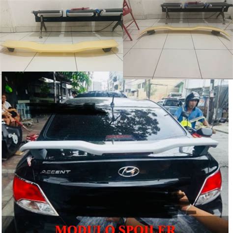 spoiler universal sedan style modulo plastik abs impor lazada indonesia