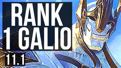 GALIO Vs TWISTED FATE MID Rank 1 Galio Rank 7 2 1 11 NA