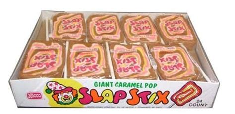 Necco Slap Stix Caramel Lollipops Twenty Four 2 Ounce Pops By Necco