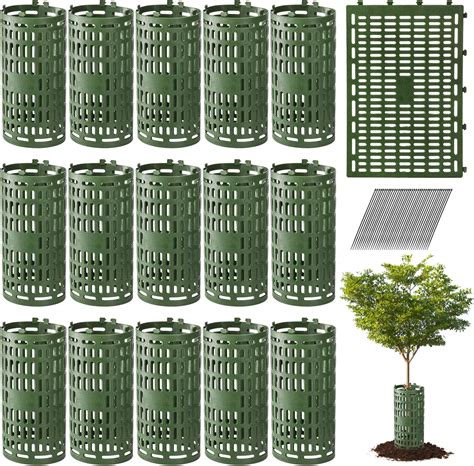 Amazon Wesnoy 36 Pcs Tree Guard Protector Plastic Plant And Tree