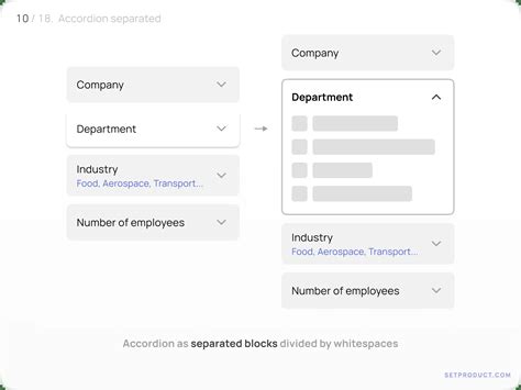 Accordion UI Design Styles States Usage Templates