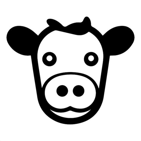 Vector De Dise O De Logotipo De Cabeza De Vaca Vector Premium